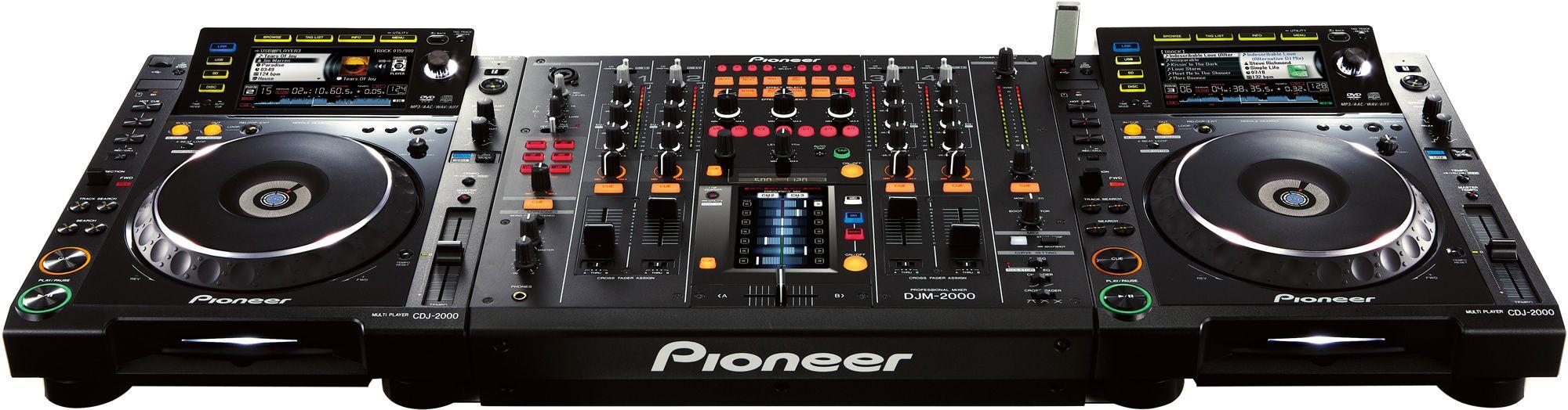 Pioneer DJM 2000 + CDJ 2000