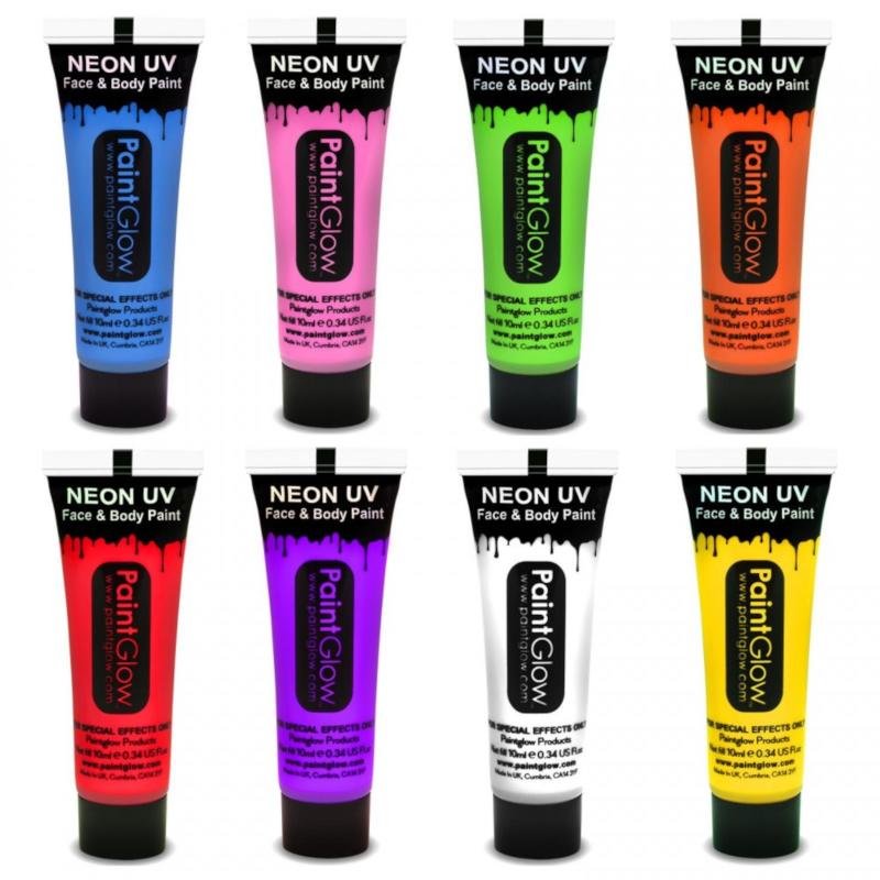 Neon UV ansiktsmaling