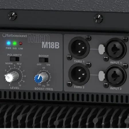 Turbosound aktiv 18-tommers subwoofer til leie